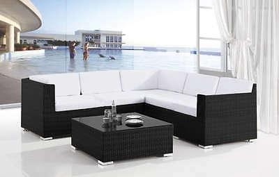 divano rattan 8 posti tavolo poltrona giardino
