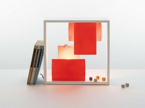 fato lampada da tavolo bianco corallo