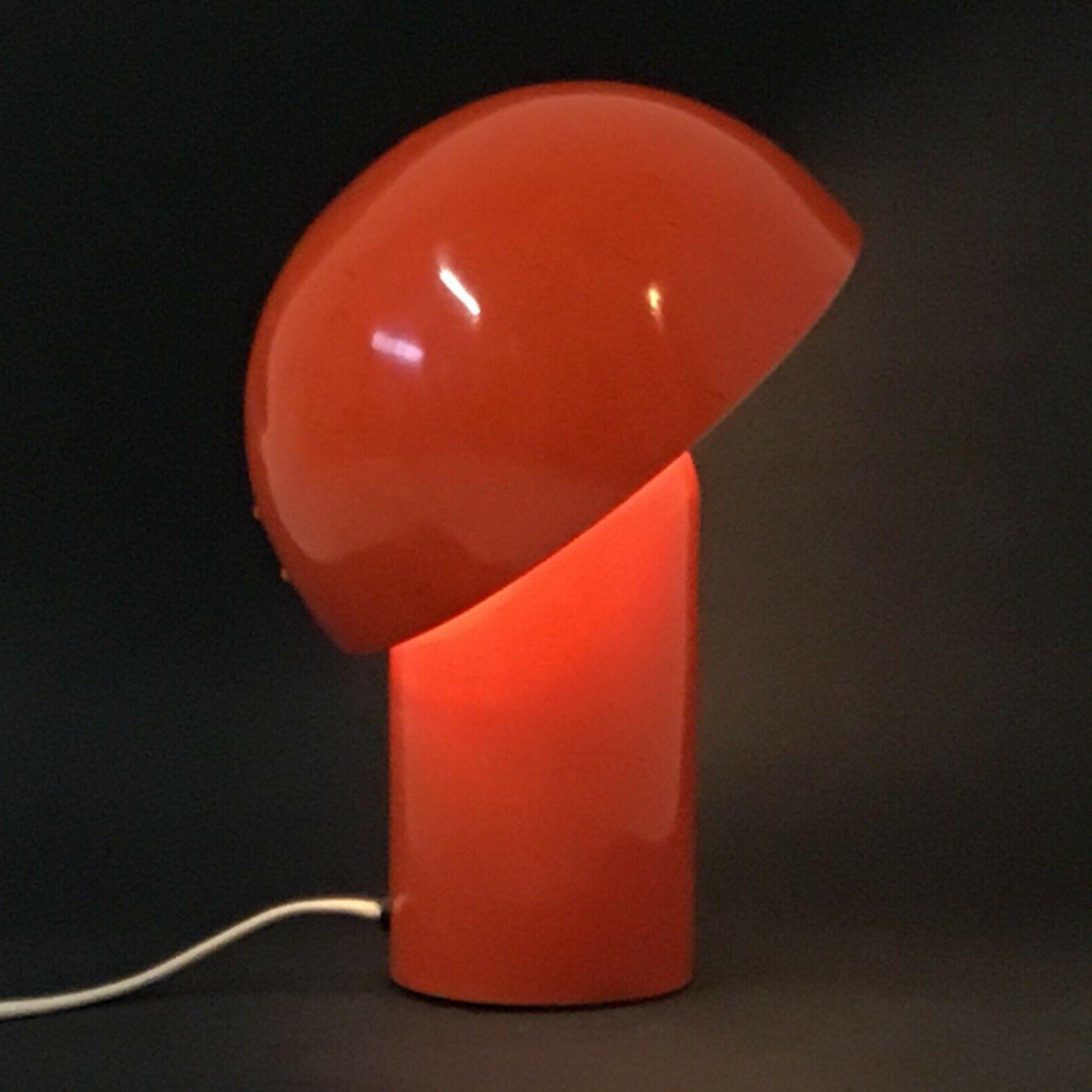fungo rosso mushroom red lampada da tavolo