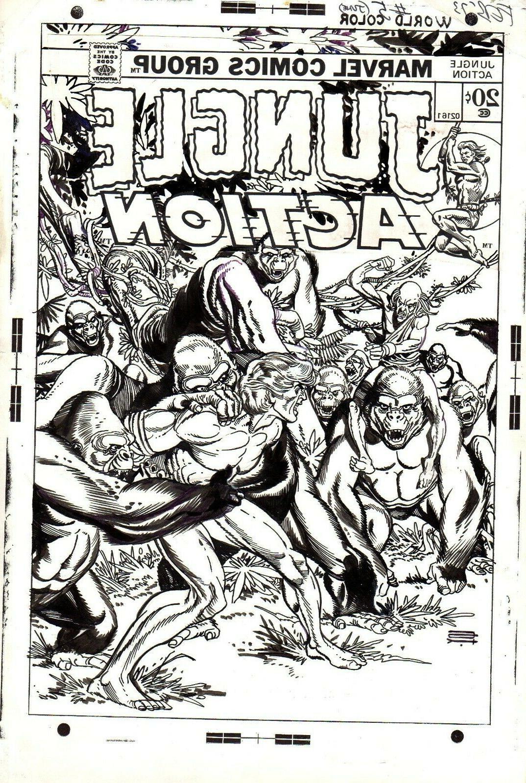 gil kane tavola originale jungle action 5