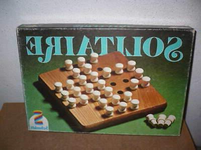 giochi da tavolo solitaire in legno vintage