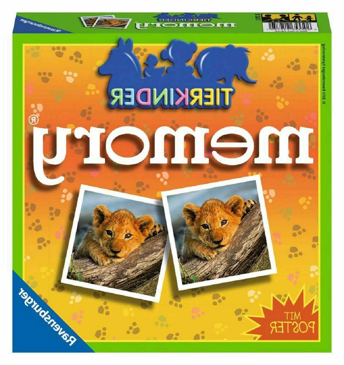 gioco bambini animali memory per famiglie da