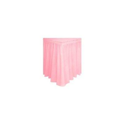 girotavola rosa cipria pink gonnellone da tavola