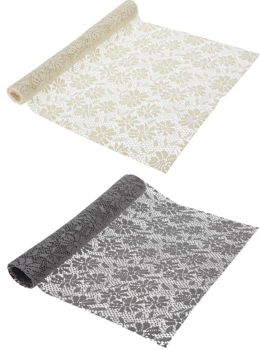 grey and cream tavolo runner 1 5