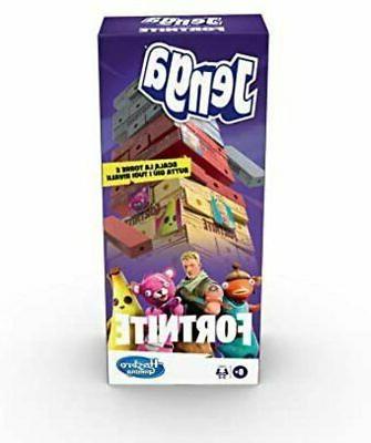 hasbro gaming jenga con una variante fortnite