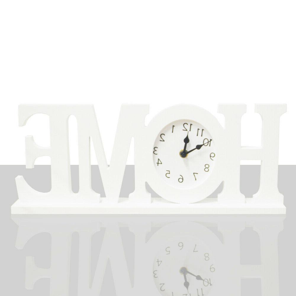 home avec image et montre shabby vintage