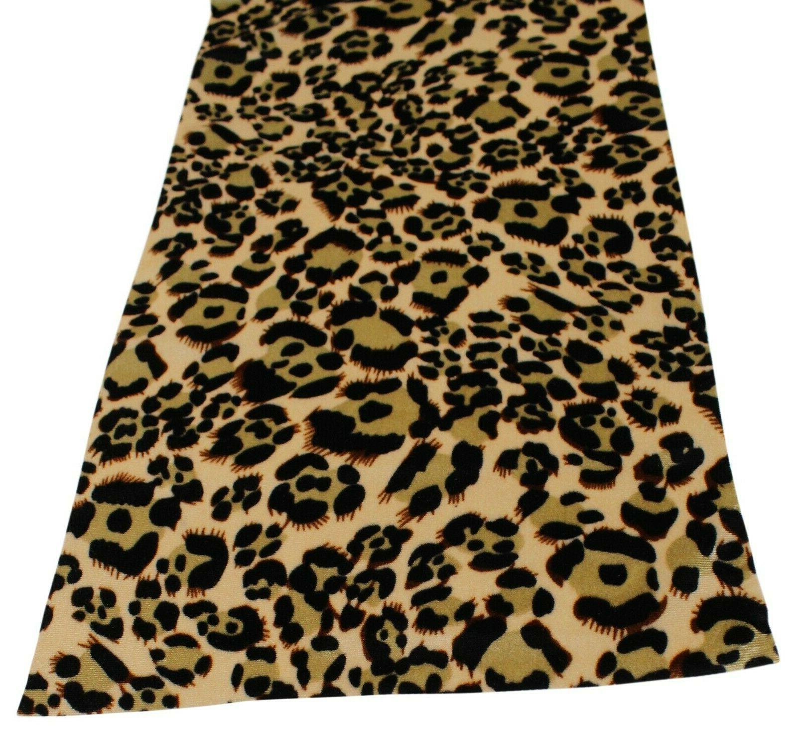 jaguar stampa tessuto tavolo runner 2 metri