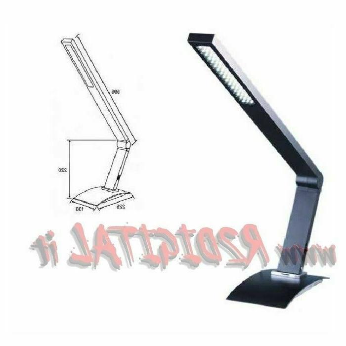 lampada 48 led 60cm pieghevole da tavolo