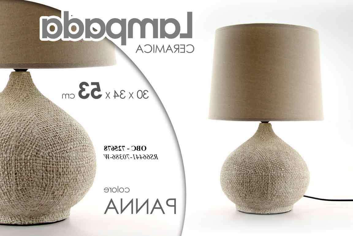 lampada 53cm da tavolo comodino lumetto abat