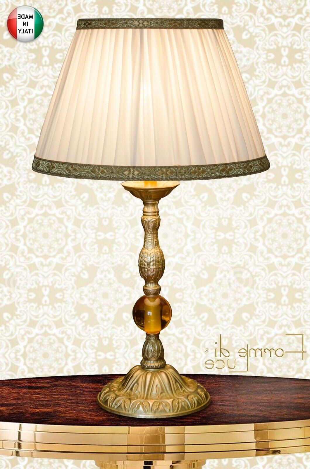 lampada da comodino da tavolo classica cristallo