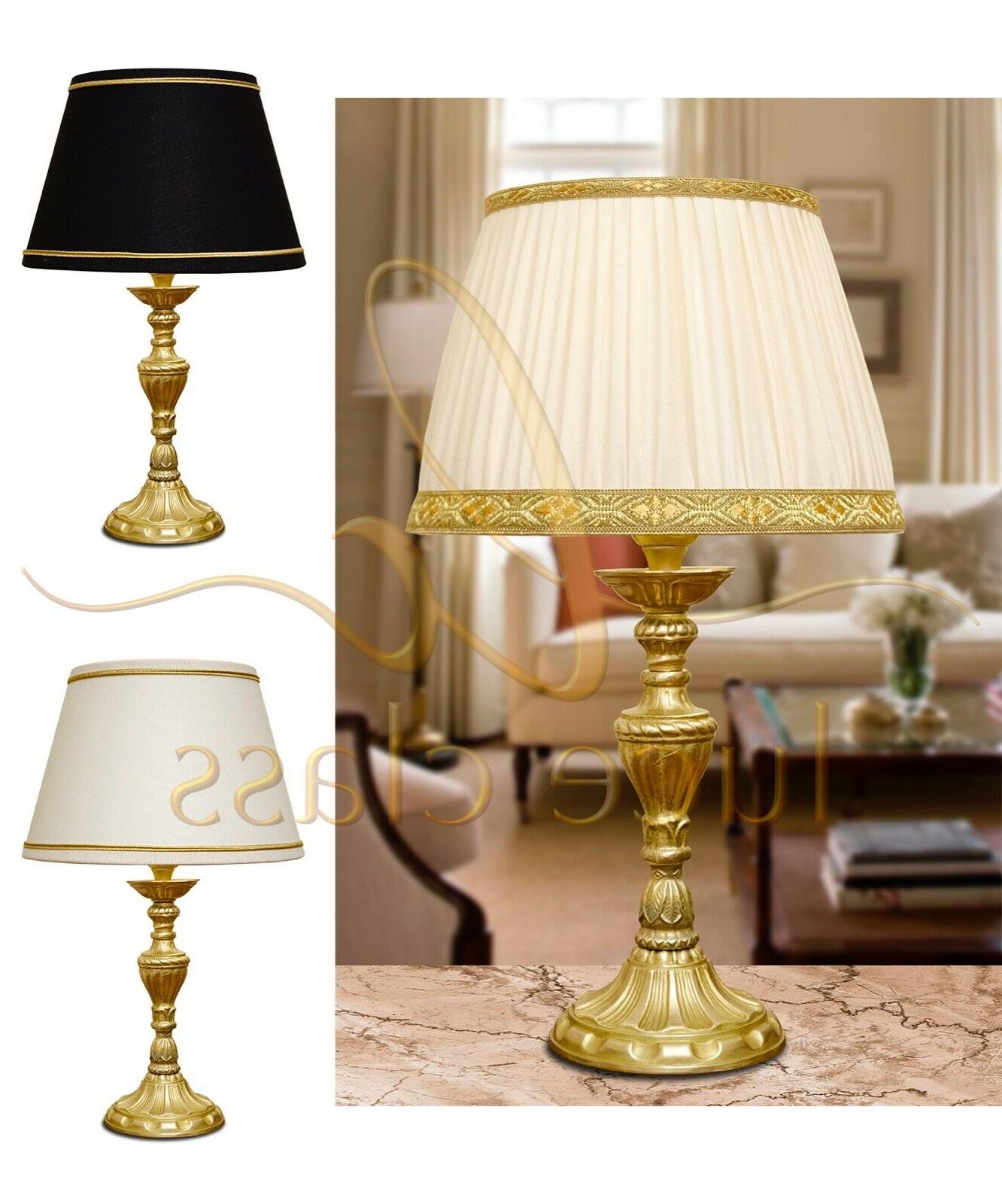 lampada da tavolo comodino classica colonnina in