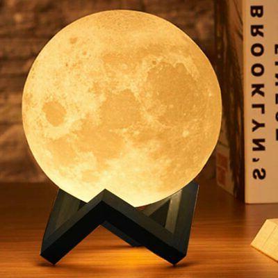 lampada da tavolo luna 15cm luce led