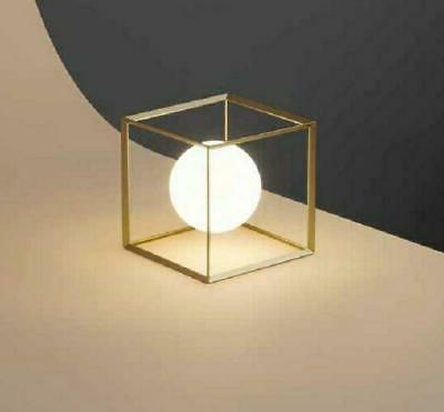 lampada da tavolo oro cube 1xg9 max