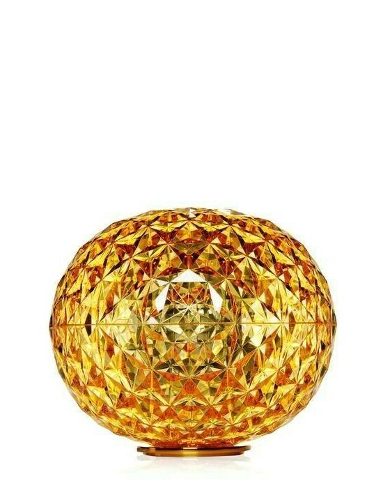 lampada da tavolo planet colore oro