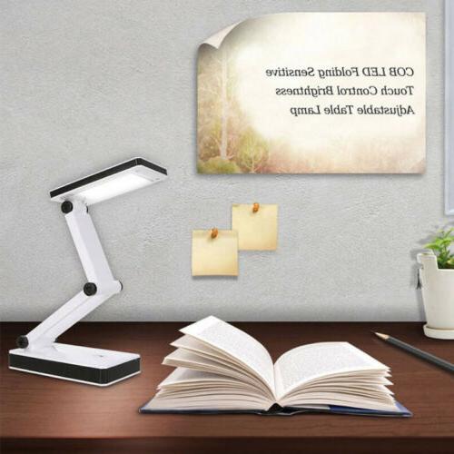 lampada da tavolo portatile pieghevole led usb