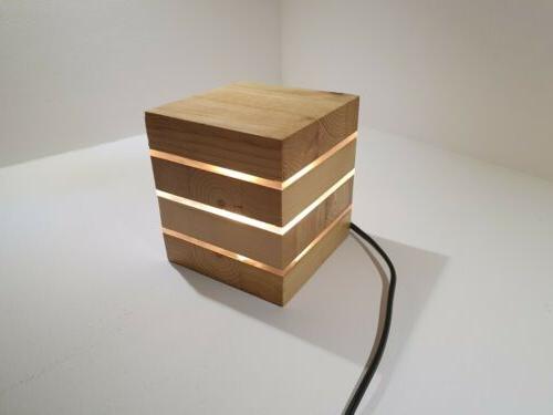 lampada led artigianale da tavolo in stile