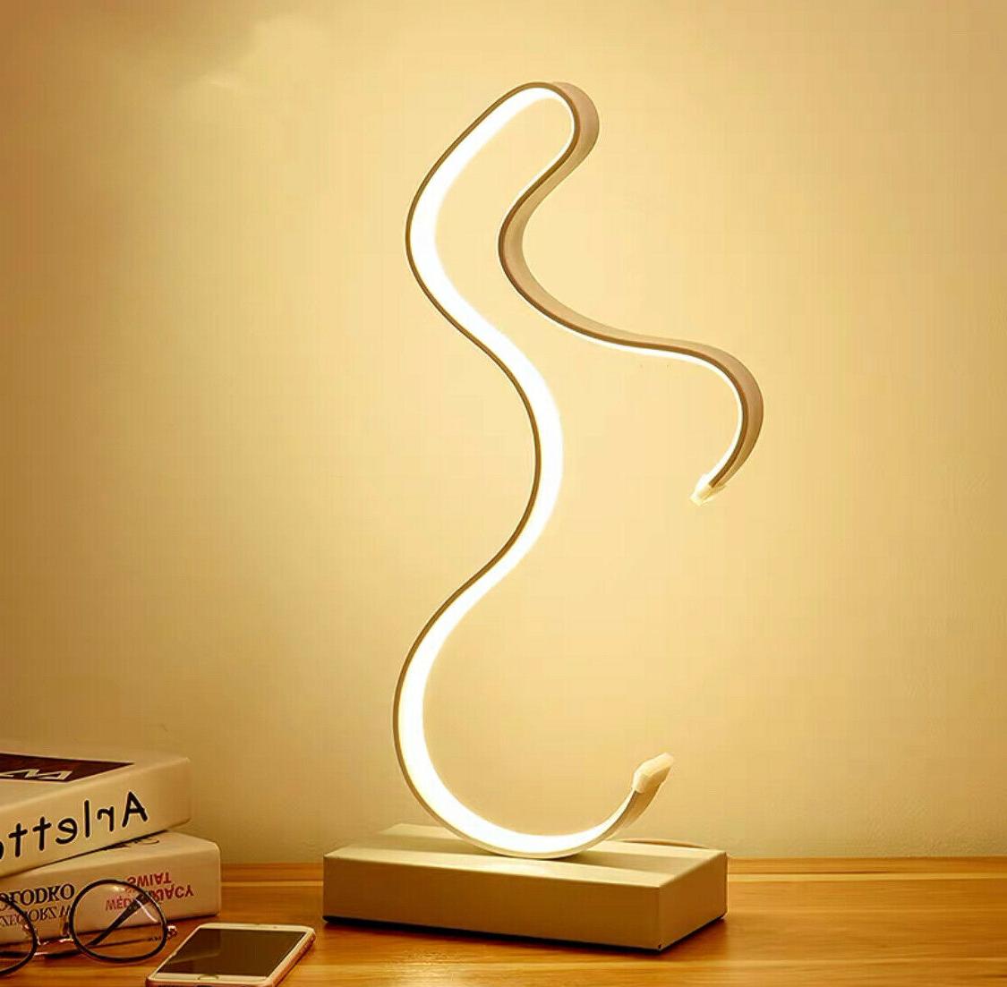 lampada scrivania led 10w onda bianco lume