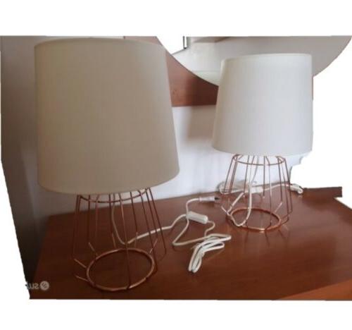 lampade da tavolo abat jour bianco e