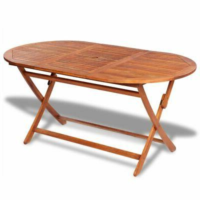 tavolo da giardino pieghevole in legno massello