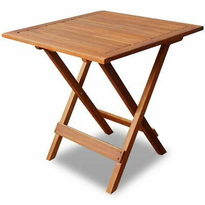 legno di acacia tavolo da esterno laterale