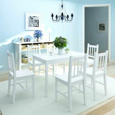 legno di pino set da pranzo 7