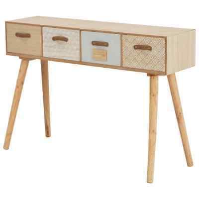 legno massello di pino tavolo consolle con