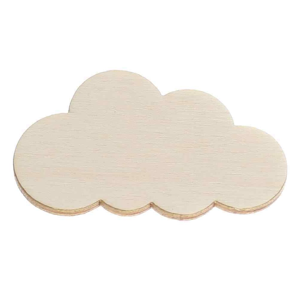 legno nuvole 1 60cm larghezza confetti decorativi