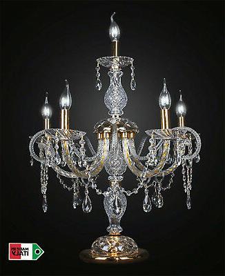 lume lampada da tavolo cristallo classico 6