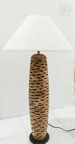 lume lampada da tavolo in legno altezza