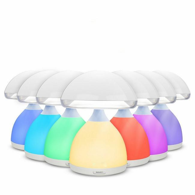 lumino lampada fungo led 7 colori rgb