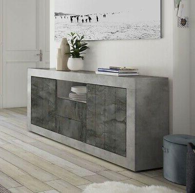 madia moderna 2 ante 2 cassetti in