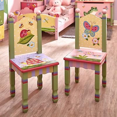 magic garden 2 houten stoelen zonder tafel