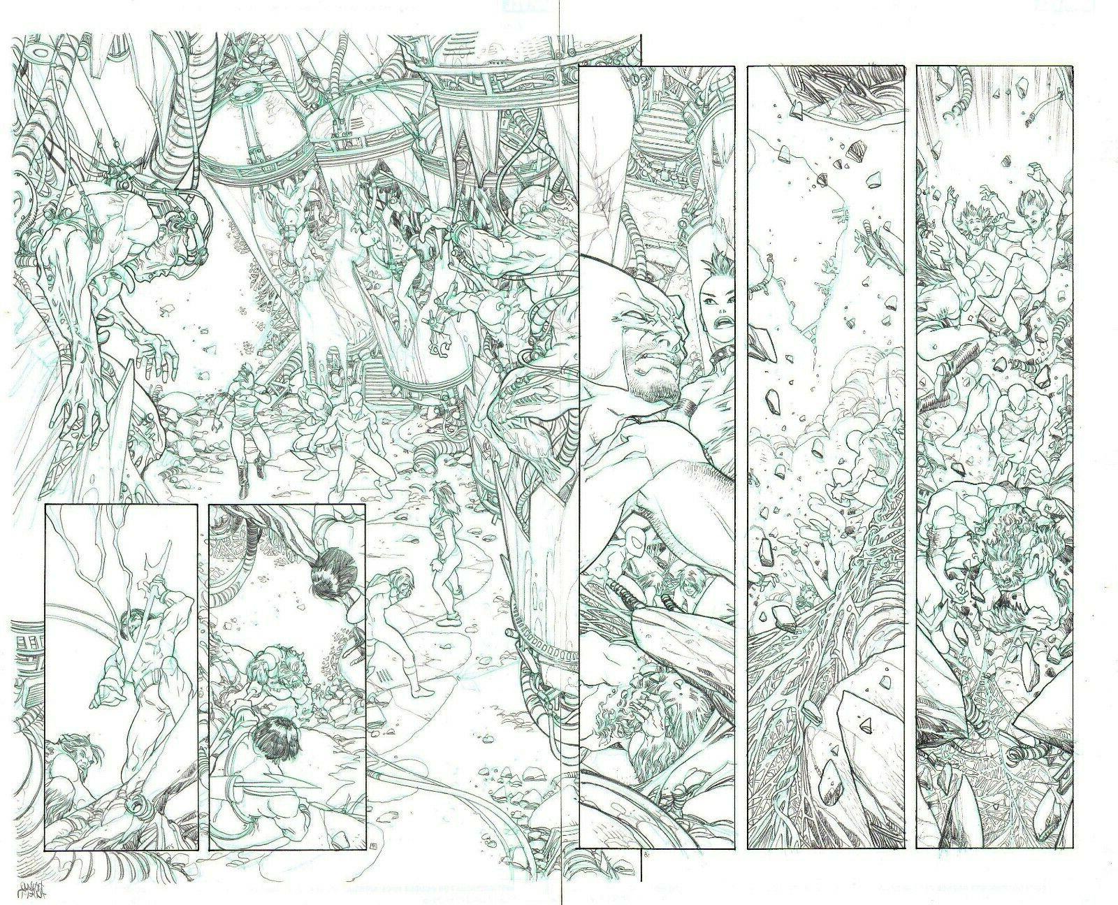 mario alberti tavola originale spider man fantastic