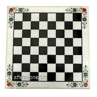 marmo bianco gioco tavolo top fatti a