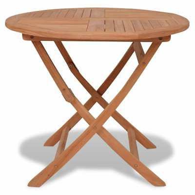 massello di teak tavolo pieghevole per esterno