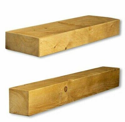 mensola legno massiccio 6 misure rovere colorato