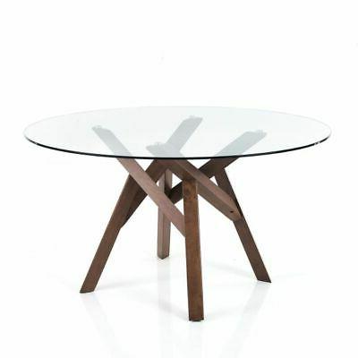 meredith tavolo rotondo in legno massello e