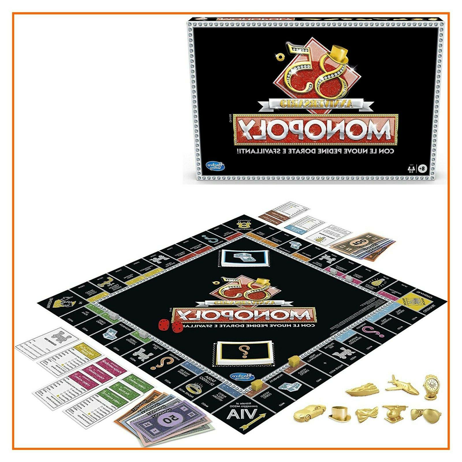 monopoly 85 anniversario gioco da tavola di