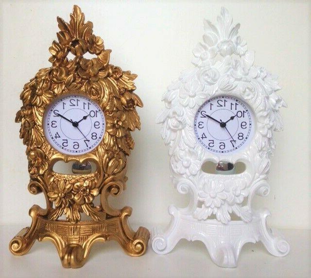 orologio da camino barocco pendolo oro tavolo