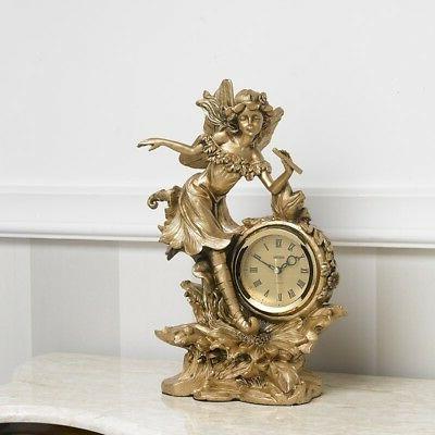 orologio da tavolo fata stile barocco imperiale