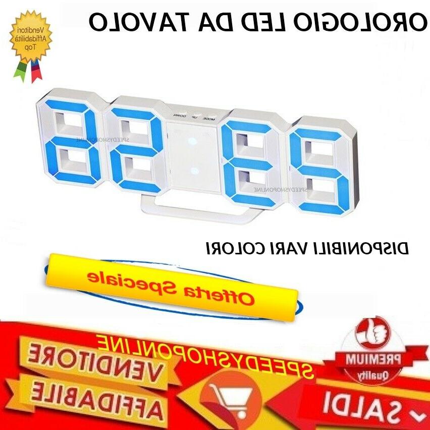 orologio digitale da tavolo moderno 12 24h
