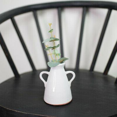 piccolo bianco ceramica brocca servire vaso tavolo