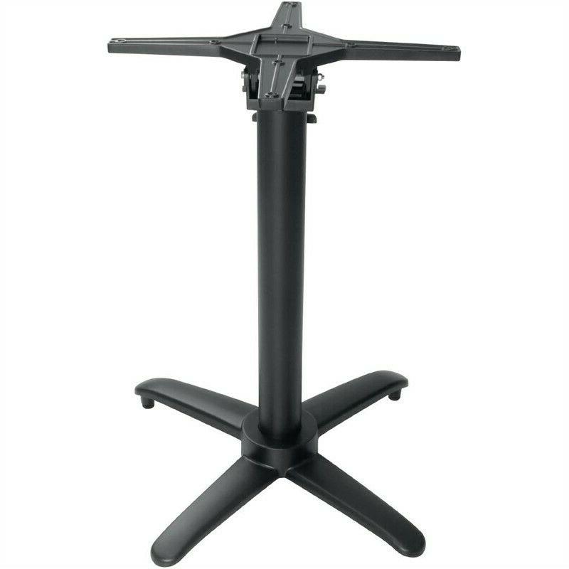 pieghevole piede tavolo con fukreuz alluminio nero