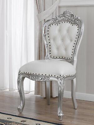 poltrona veronique stile barocco moderno sedia foglia