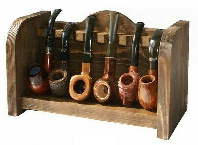 portapipe in legno da tavolo 6 posti