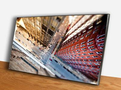 quadro citta grattacieli dall alto stampa su