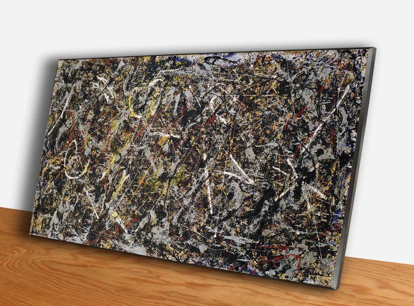 quadro pannello in legno mdf pollock alchemy