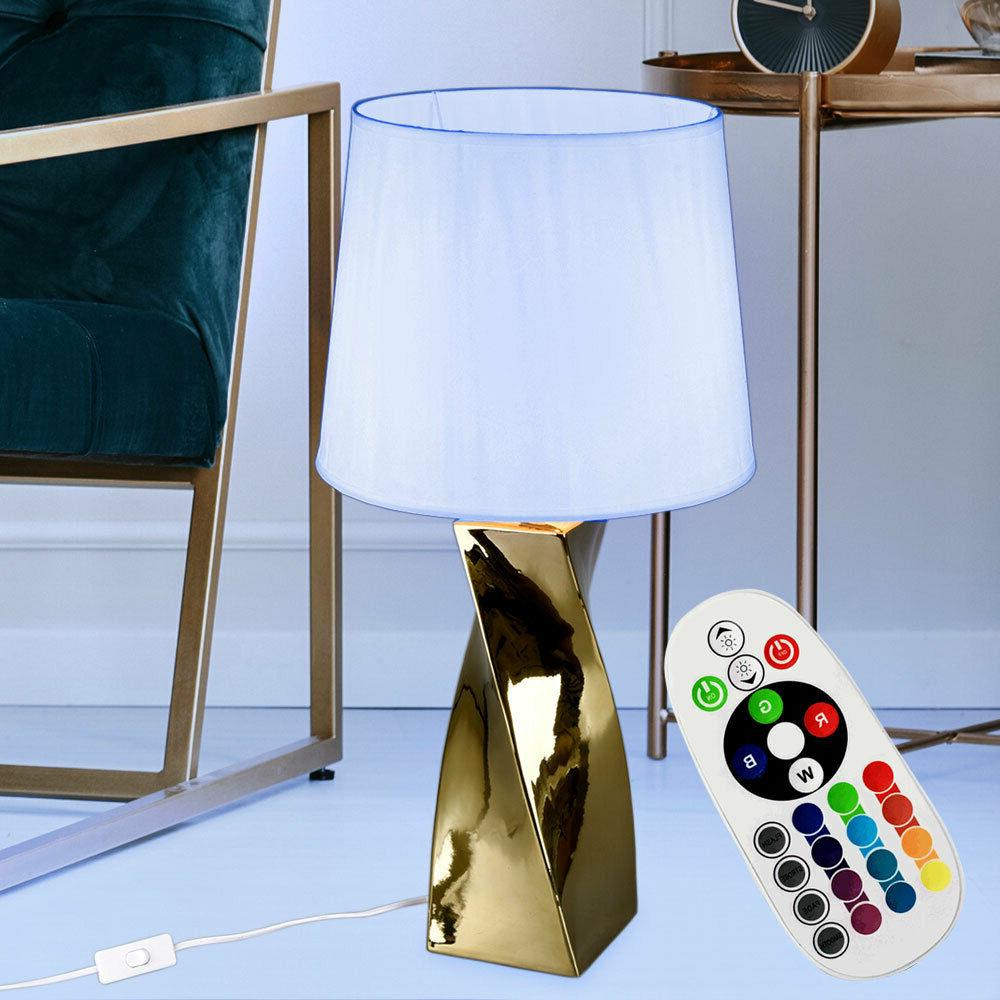 rgb led lampada da tavolo scrittura salotto