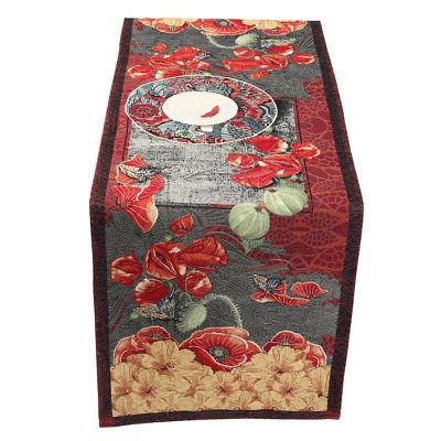 runner da tavola centrotavola rettangolare rosso gobelin
