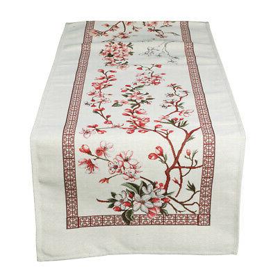 runner tavola centrotavola bianco moderno gobelin thai